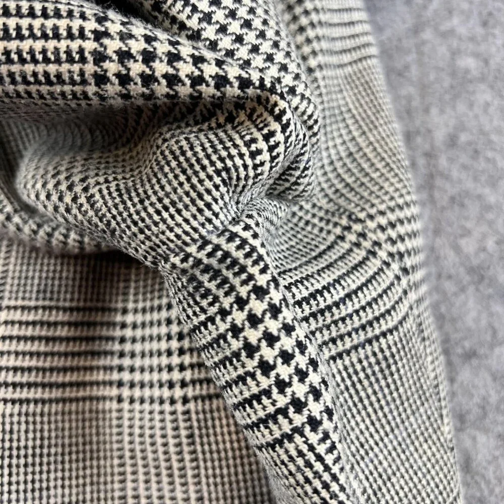 Tommy Hilfiger Blazer Mens 44R Gray Glen Plaid Tweed Sport Coat 3 Button Classic